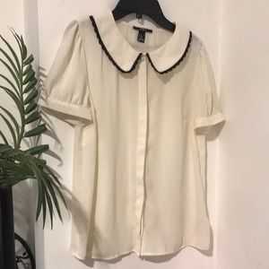 NWT- Forever 21 retro blouse